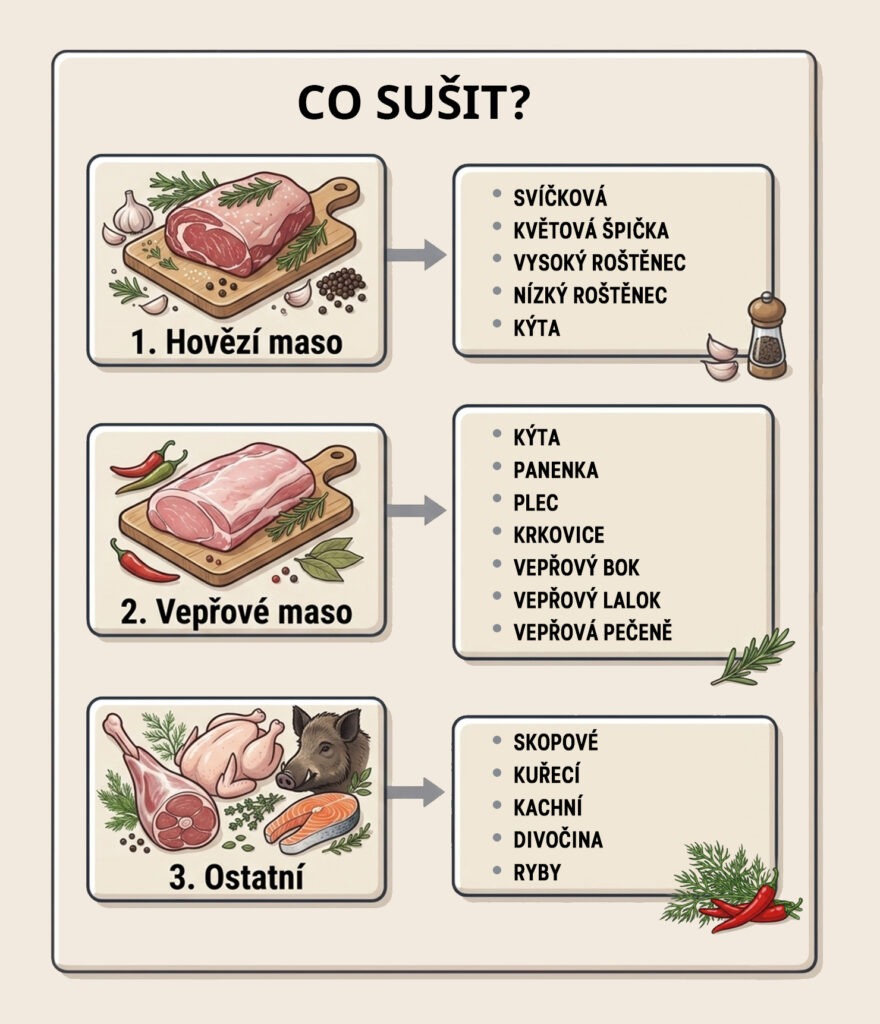 Co sušit